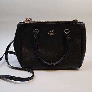 Coach Leather Purse With Gold Hardware
